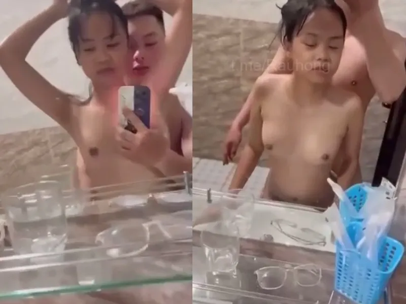 Nhỏ nhắn em cùng anh người yêu xxx trước gương quay kỉ niệm